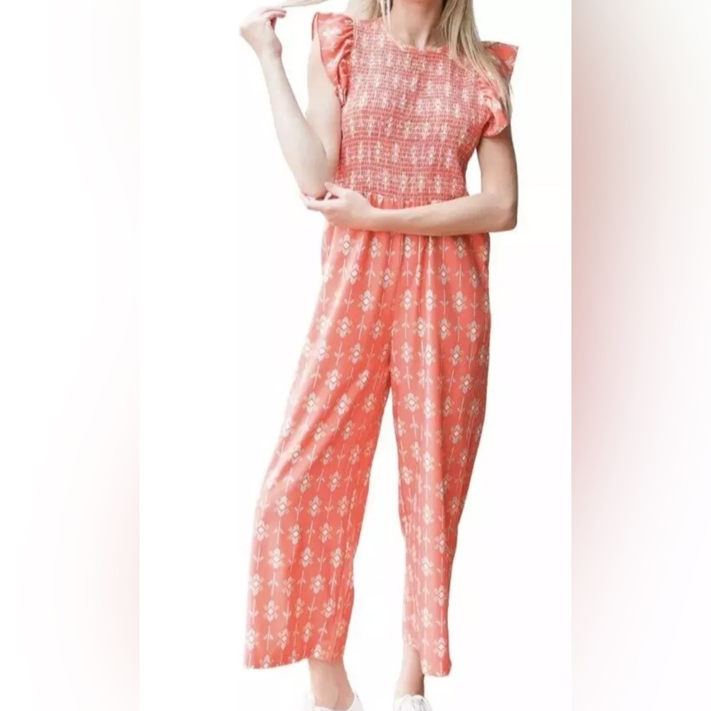 Michelle McDowell NWT wide leg jumpsuit, large